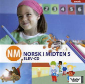 NM Norsk i midten 5 Tekst-CD bm av Kristín A. Sandberg (Heftet)