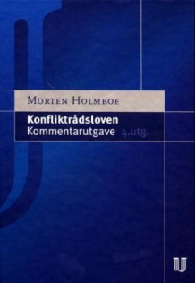 Konfliktrådsloven av Morten Holmboe (Innbundet)