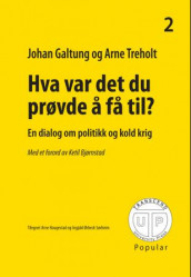 Hva var det du prøvde å få til? av Johan Galtung og Arne Treholt (Heftet)