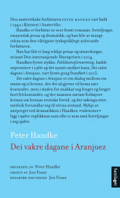 Dei vakre dagane i Aranjuez av Peter Handke (Heftet)