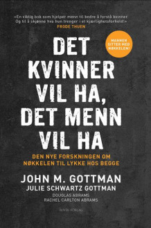 Det kvinner vil ha, det menn vil ha av John M. Gottman, Julie Schwartz Gottman, Douglas Abrams og Rachel Carlton Abrams (Innbundet)