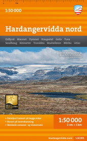 Hardangervidda nord (Kart, falset)
