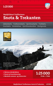 Høyfjellskart Trollheimen: Snota & Trekanten (Kart, falset)