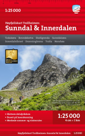 Høyfjellskart Trollheimen : Sunndal & Innerdalen (Kart, falset)